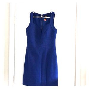 Wrap-Detail sweetheart dress